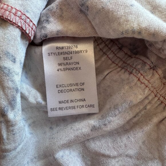 Les Serein Locarno Peplum Blouse Pink Paisley Sz L Large Stitch Fix NWT - Picture 11 of 11